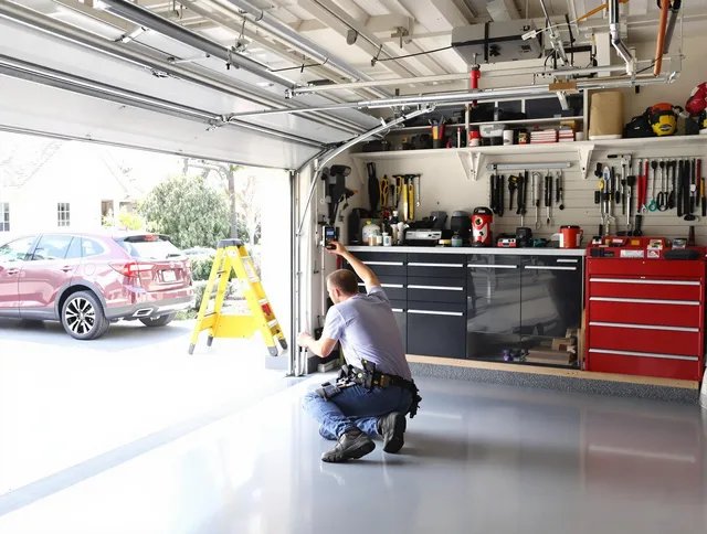 Local garage door repair service by Wolcott Garage Door Repair in Wolcott