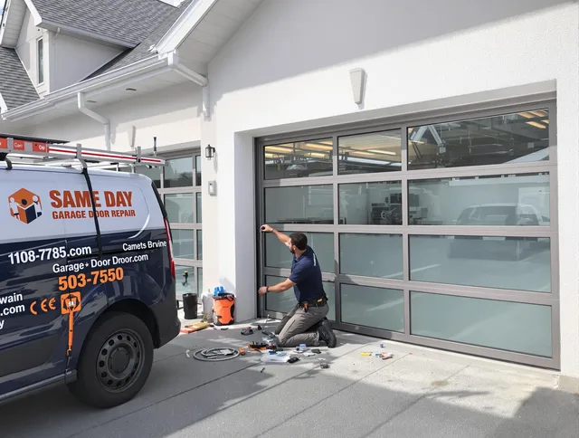 Same-day garage door repair service by Wolcott Garage Door Repair in Wolcott